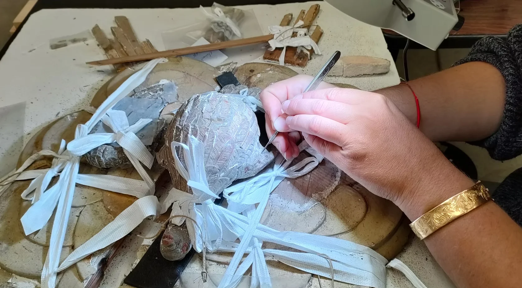 Étude de polychromie — chaire à prêcher Saint-Vénérand